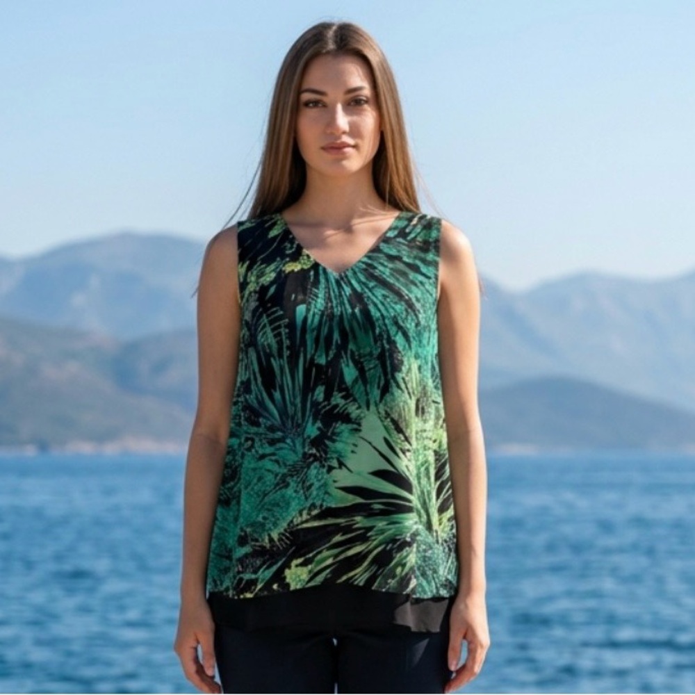 2 for $30 ✅Worthington Layered Blouse